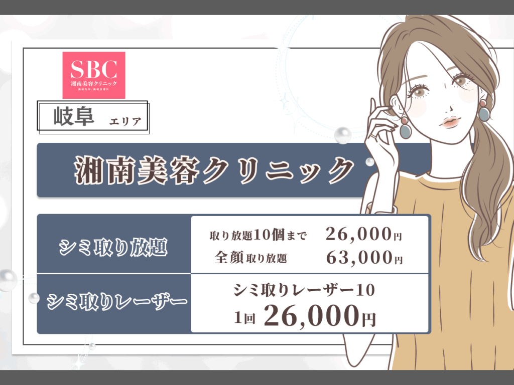 岐阜エリアおすすめ:湘南美容クリニック