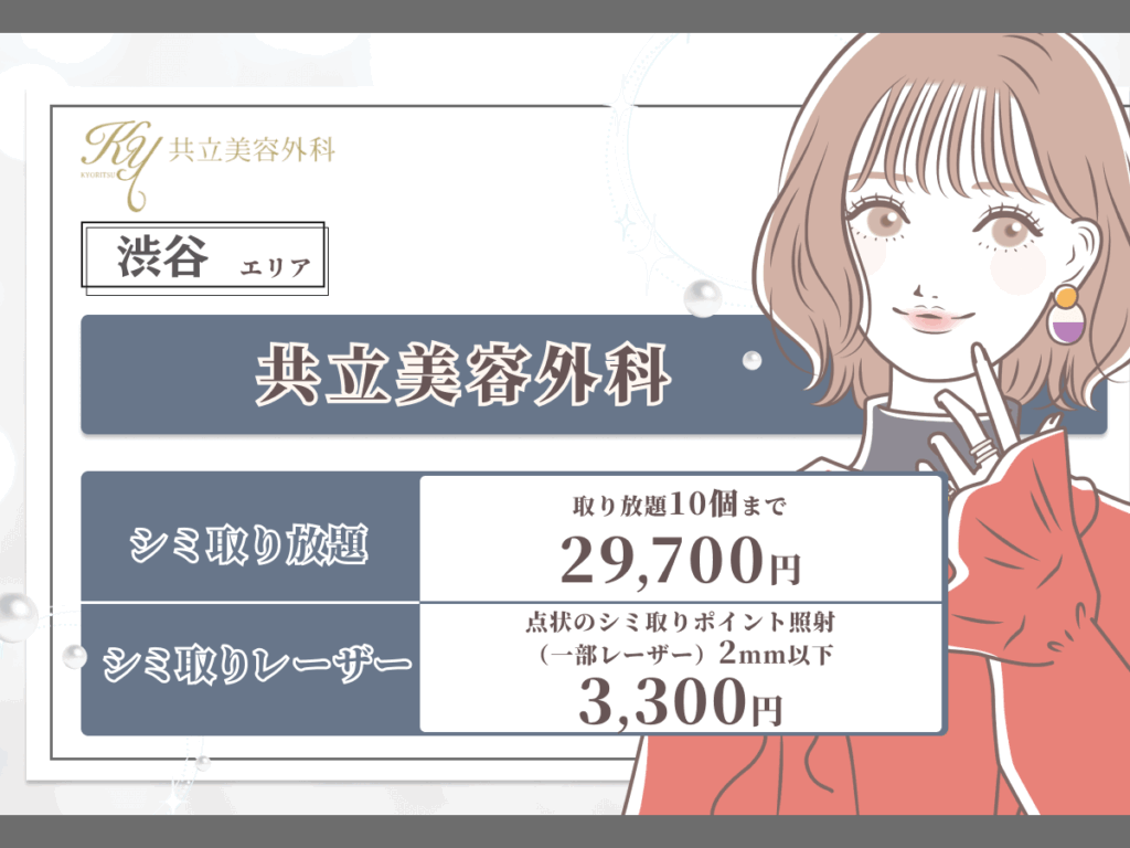 渋谷エリアおすすめ:共立美容外科