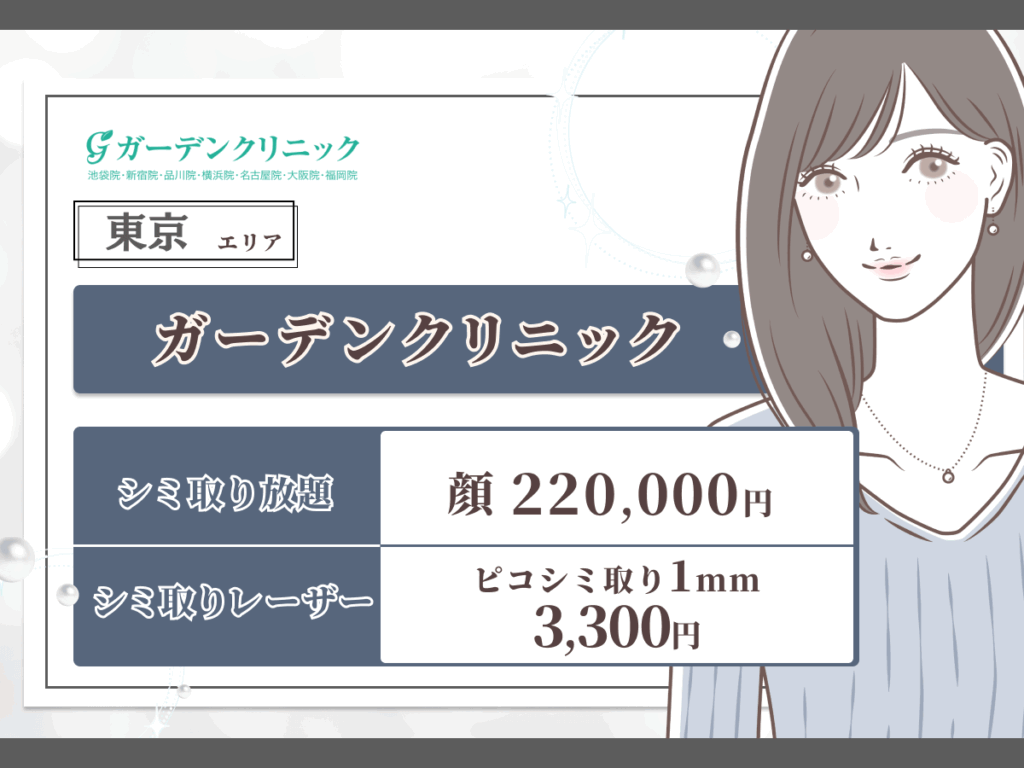 東京エリアおすすめ:ガーデンクリニック