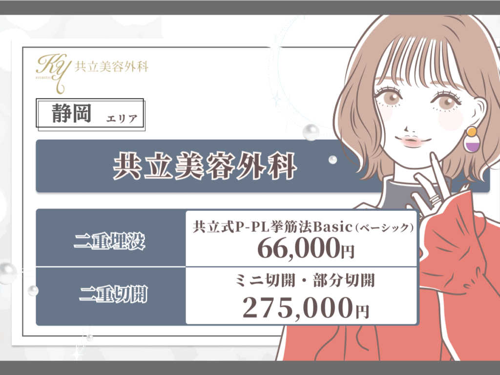 静岡エリアおすすめ：共立美容外科
